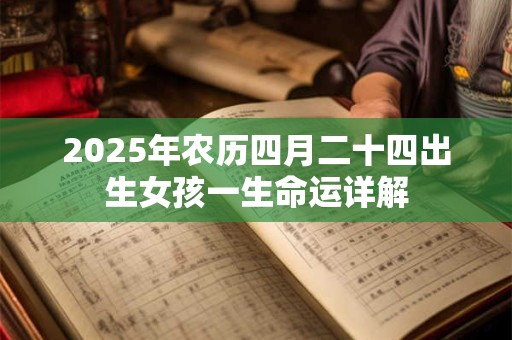 2026年农历四月二十四出生女孩一生命运详解