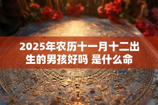 2025年农历十一月十二出生的男孩好吗 是什么命