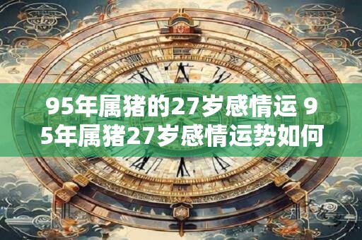 95年属猪的27岁感情运 95年属猪27岁感情运势如何