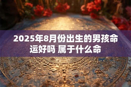 2025年8月份出生的男孩命运好吗 属于什么命