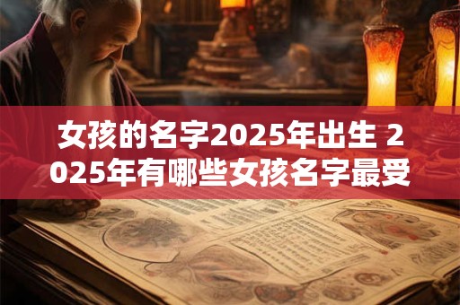 女孩的名字2025年出生 2025年有哪些女孩名字最受欢迎
