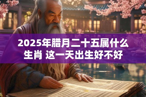2025年腊月二十五属什么生肖 这一天出生好不好