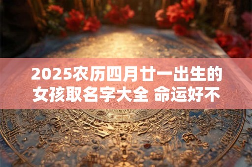 2025农历四月廿一出生的女孩取名字大全 命运好不好