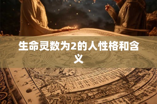 生命灵数为2的人性格和含义