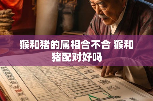 猴和猪的属相合不合 猴和猪配对好吗