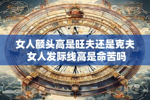 女人额头高是旺夫还是克夫 女人发际线高是命苦吗