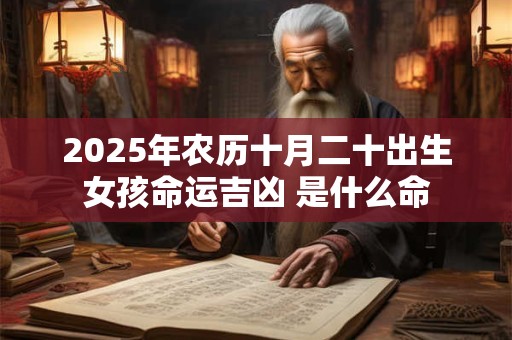 2025年农历十月二十出生女孩命运吉凶 是什么命 2025年农历十月二十出生女孩命运吉凶 是什么命