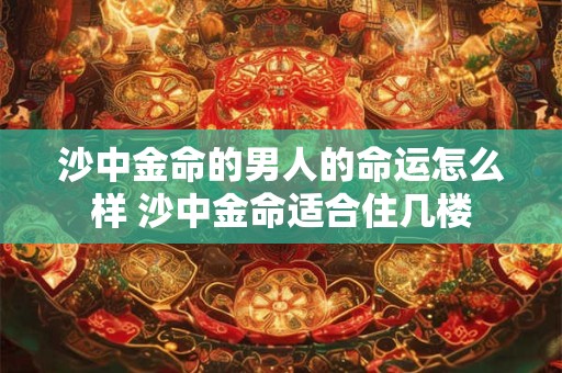 沙中金命的男人的命运怎么样 沙中金命适合住几楼
