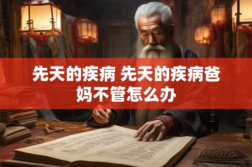 先天的疾病 先天的疾病爸妈不管怎么办