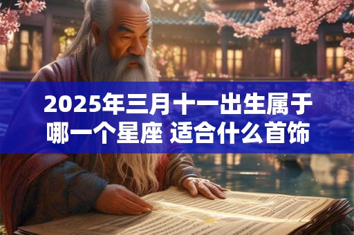 2025年三月十一出生属于哪一个星座 适合什么首饰