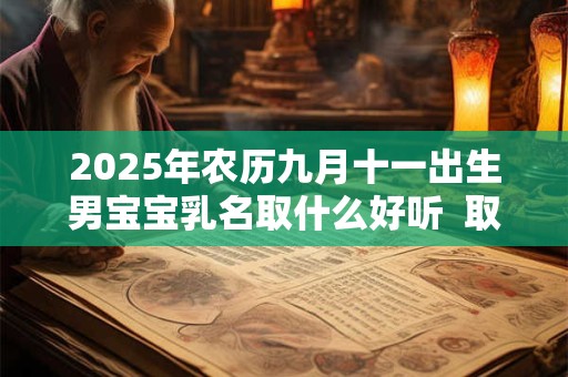 2025年农历九月十一出生男宝宝乳名取什么好听  取名小技巧