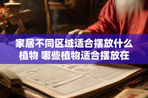 家居不同区域适合摆放什么植物 哪些植物适合摆放在家居不同区域
