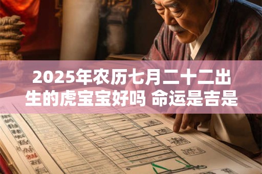 2026年农历七月二十二出生的虎宝宝好吗 命运是吉是凶