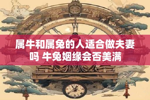 属牛和属兔的人适合做夫妻吗 牛兔姻缘会否美满