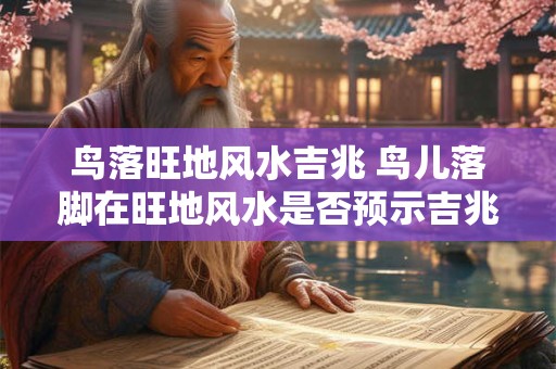 鸟落旺地风水吉兆 鸟儿落脚在旺地风水是否预示吉兆