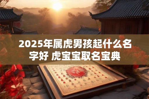 2025年属虎男孩起什么名字好 虎宝宝取名宝典