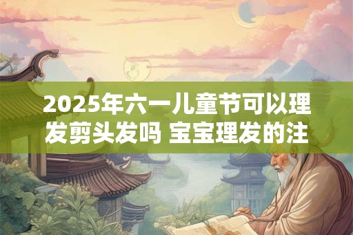 2025年六一儿童节可以理发剪头发吗 宝宝理发的注意事项