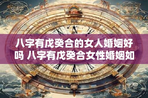 八字有戊癸合的女人婚姻好吗 八字有戊癸合女性婚姻如何