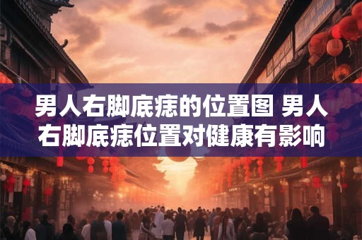 男人右脚底痣的位置图 男人右脚底痣位置对健康有影响吗