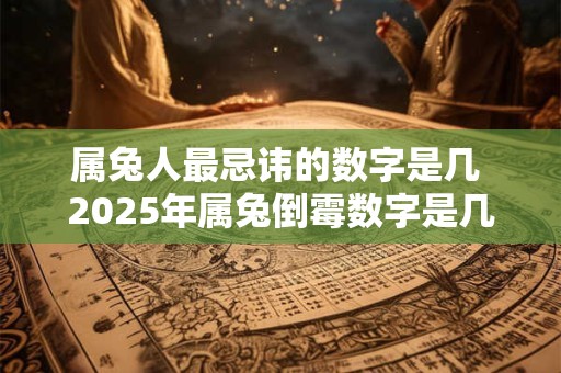 属兔人最忌讳的数字是几 2025年属兔倒霉数字是几