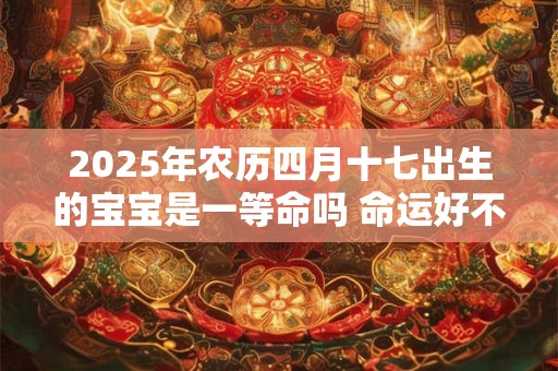 2025年农历四月十七出生的宝宝是一等命吗 命运好不好