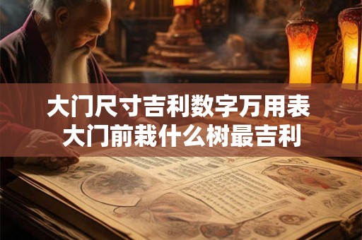 大门尺寸吉利数字万用表 大门前栽什么树最吉利