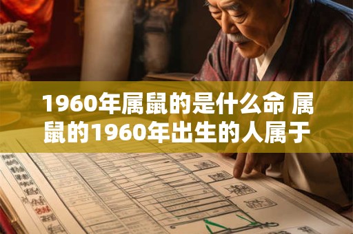 1960年属鼠的是什么命 属鼠的1960年出生的人属于什么命