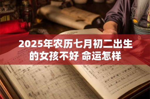 2025年农历七月初二出生的女孩不好 命运怎样