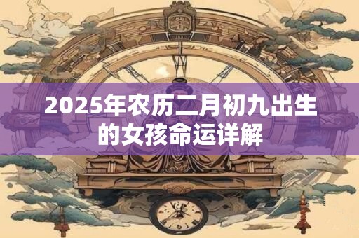 2025年农历二月初九出生的女孩命运详解 2025年农历二月初九出生的女孩命运详解
