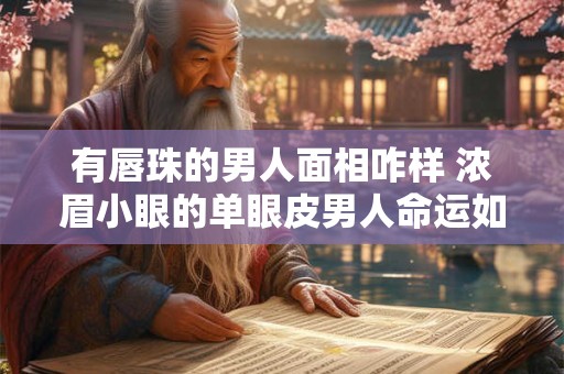 有唇珠的男人面相咋样 浓眉小眼的单眼皮男人命运如何