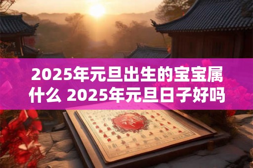 2025年元旦出生的宝宝属什么 2025年元旦日子好吗
