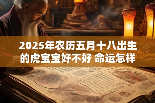 2025年农历五月十八出生的虎宝宝好不好 命运怎样