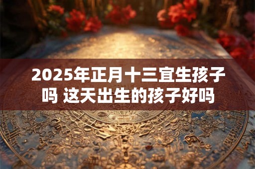 2025年正月十三宜生孩子吗 这天出生的孩子好吗