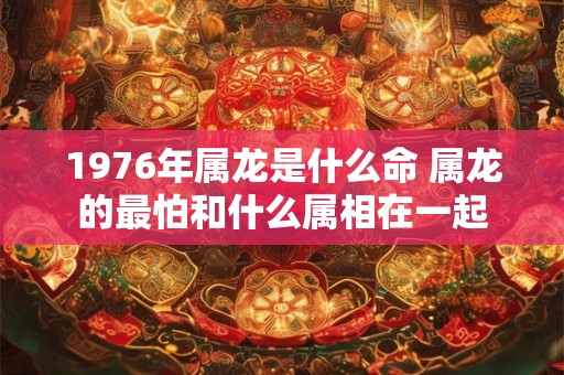 1976年属龙是什么命 属龙的最怕和什么属相在一起
