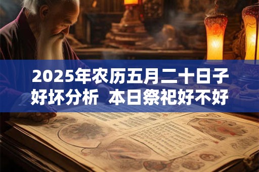 2025年农历五月二十日子好坏分析  本日祭祀好不好