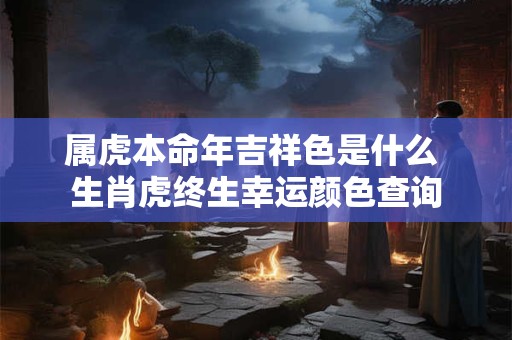 属虎本命年吉祥色是什么 生肖虎终生幸运颜色查询