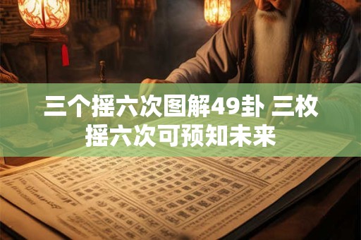 三个摇六次图解49卦 三枚摇六次可预知未来