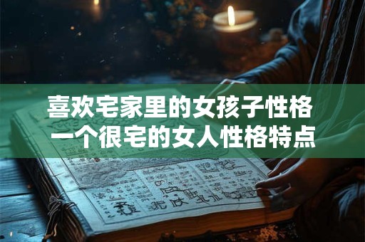 喜欢宅家里的女孩子性格 一个很宅的女人性格特点