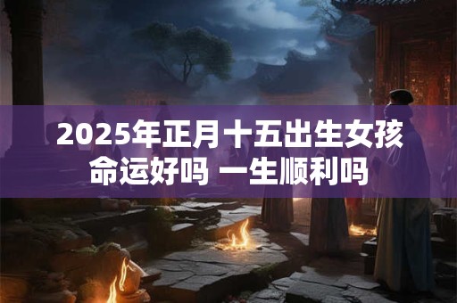 2025年正月十五出生女孩命运好吗 一生顺利吗 2025年正月十五出生女孩命运好吗 一生顺利吗