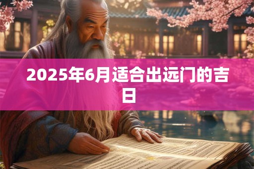 2025年6月适合出远门的吉日