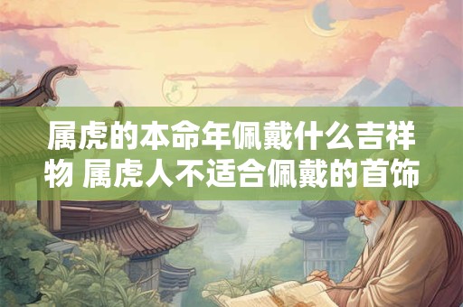 属虎的本命年佩戴什么吉祥物 属虎人不适合佩戴的首饰