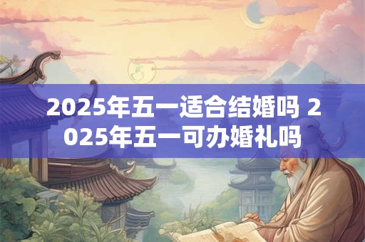 2025年五一适合结婚吗 2025年五一可办婚礼吗