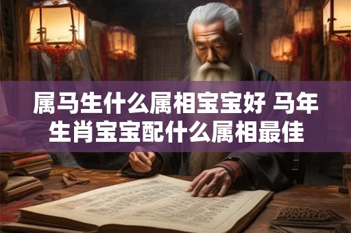 属马生什么属相宝宝好 马年生肖宝宝配什么属相最佳