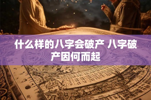 什么样的八字会破产 八字破产因何而起