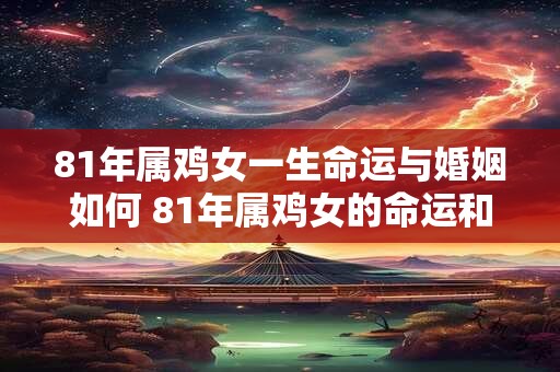 81年属鸡女一生命运与婚姻如何 81年属鸡女的命运和婚姻如何