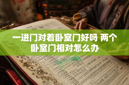 一进门对着卧室门好吗 两个卧室门相对怎么办