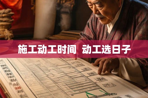 施工动工时间  动工选日子