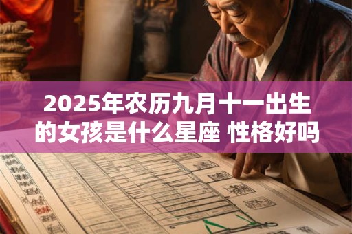 2025年农历九月十一出生的女孩是什么星座 性格好吗