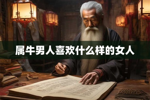 属牛男人喜欢什么样的女人