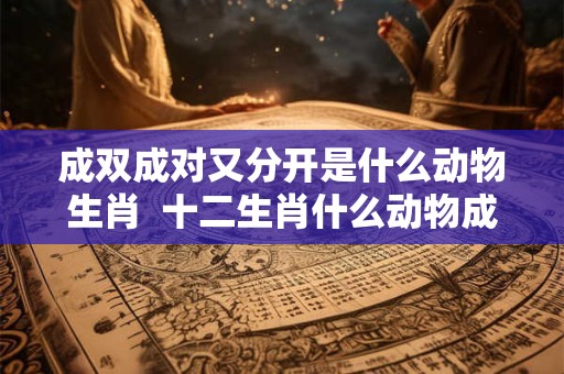 成双成对又分开是什么动物生肖  十二生肖什么动物成双成对